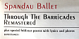 Пластинка Spandau Ballet - Through The Barricades - рис.3