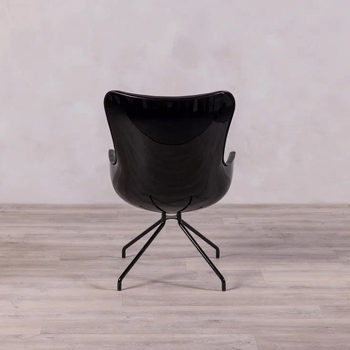 Кресло для прослушивания F2F Аэро Glossy Black Burgundy - рис.5