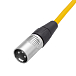 Кабель HeadMade Pro XLR-M - XLR-F Yellow 3m - рис.3