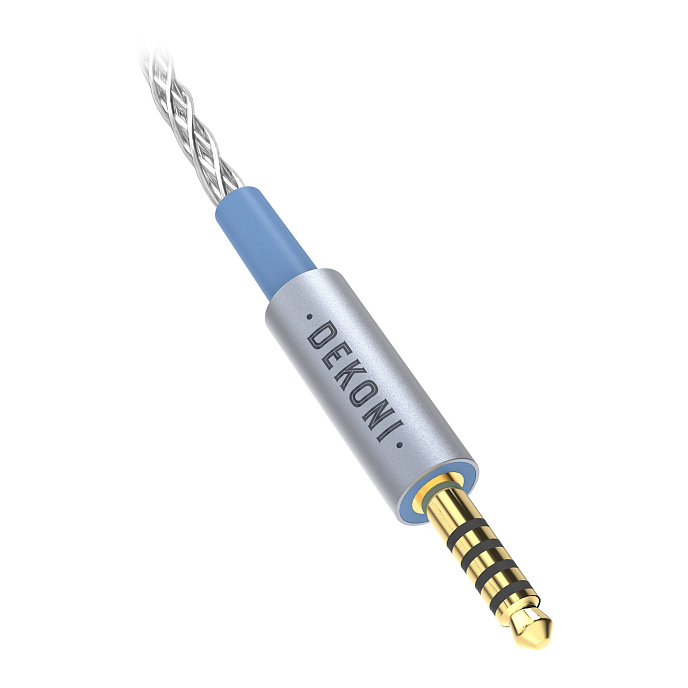 Кабель Dekoni Audio Ensemble Braided Cable Silver 4.4mm - miniXLR 4-pin 1.32m - рис.1