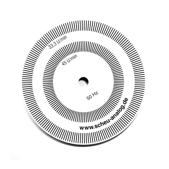 Стробоскопический диск Scheu Analog Stroboscope Disc - рис.0
