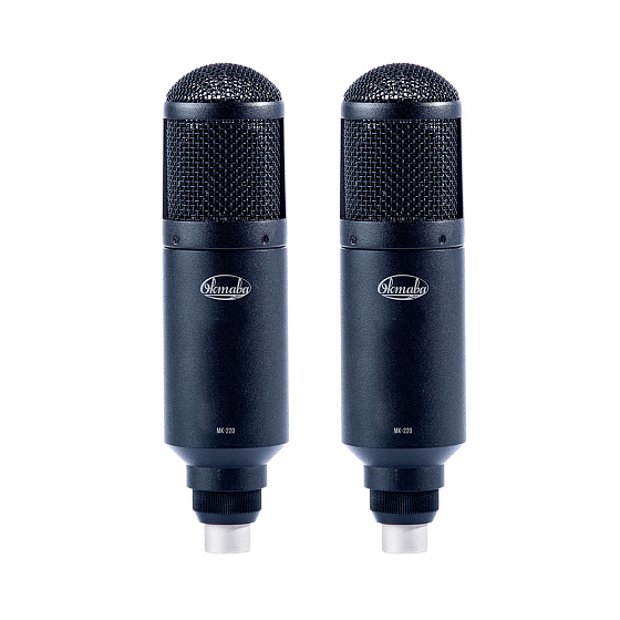 Микрофон Октава МК-220 ФДМ3-02 Black стереопара - рис.0
