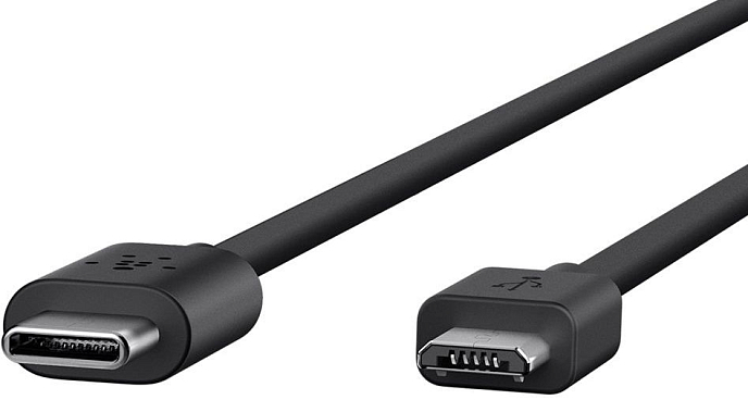 Кабель Belkin USB-C to Micro USB Charge Cable Black - рис.2