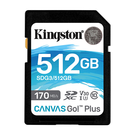 Карта памяти Kingston Canvas Go Plus SDG3 512Gb - рис.0