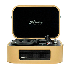 Проигрыватель винила Alive Audio STORIES cafe creme виниловый проигрыватель c bluetooth (SN 0303-AATSTR0B3F3CC)_Уценка