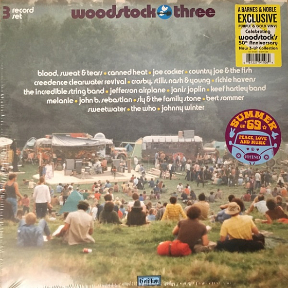 Пластинка Various ‎– Woodstock Three LP - рис.0