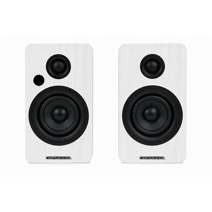 Проигрыватель винила Premiera ECO One White + Premiera RS-301A White - рис.1
