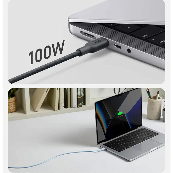 Кабель Anker 544 USB-C to USB-C Cable Black 0.9m - рис.2