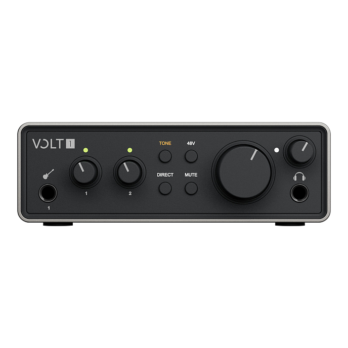 Аудиоинтерфейс Universal Audio Volt 1 Gen 2 Silver Black - рис.0