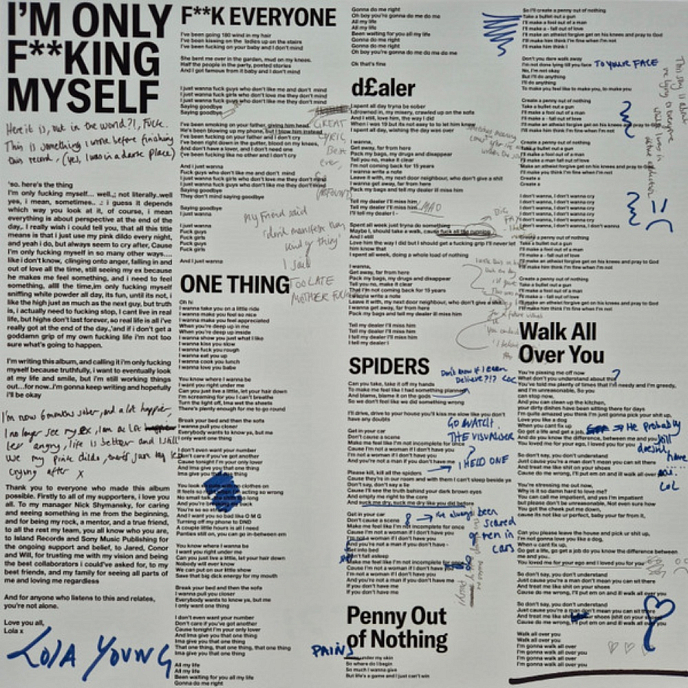 Виниловая пластинка Lola Young – I'm Only F**king Myself (Nude Pink) LP - рис.5