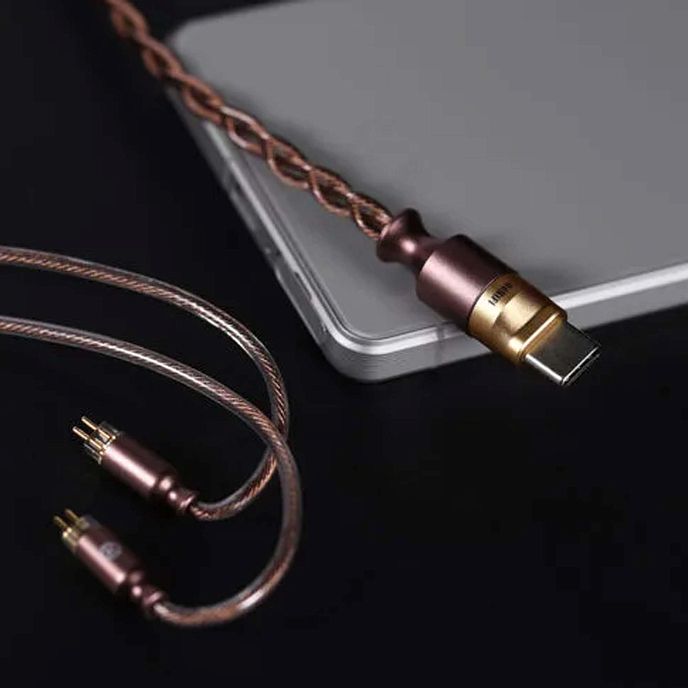 Кабель ddHiFi M130B Coffee 2-pin - рис.3