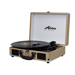 Проигрыватель винила Alive Audio GLAM latte проигрыватель винила OpenBox