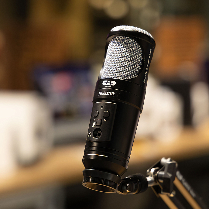 USB-микрофон CAD PM1300 PodMaster SuperD USB Pro Black - рис.8