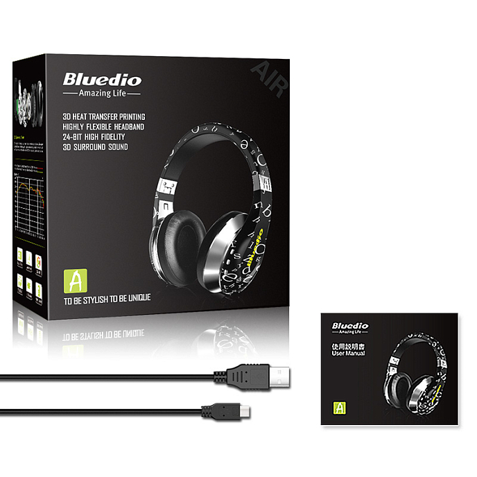 Беспроводные наушники Bluedio Air Black - рис.10