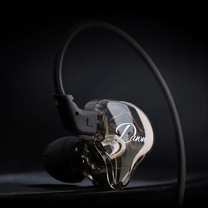 Наушники внутриканальные KZ Dawn (OFC Cable Version) with mic Black - рис.1