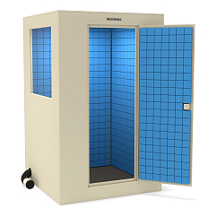 Акустическая кабина IzoRoom Standard Plus with window Beige Blue