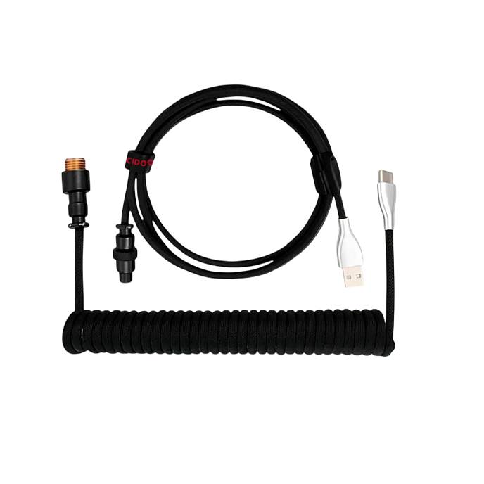 Кабель Cidoo Mechanical Keyboard USB-C Cable Black - рис.0