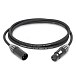 Кабель HeadMade Base XLR-m - XLR-f Black 1.5m - рис.0 Кабель HeadMade Base XLR-m - XLR-f Black 1.5m - рис.0