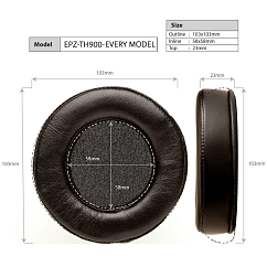 Амбушюры Dekoni Audio Fenestrated Sheepskin Ear Pad Set for Fostex TH900