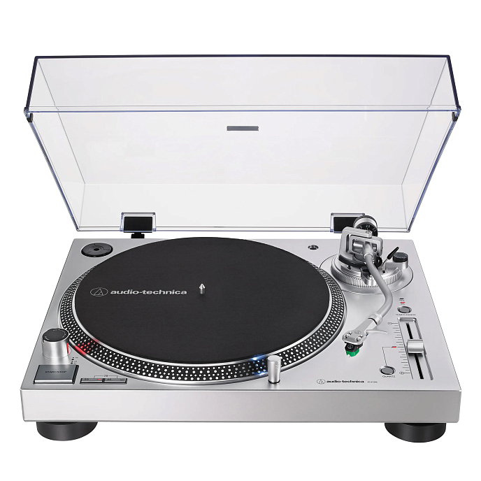 Проигрыватель винила AUDIO-TECHNICA AT-LP120XUSBSV - виниловый проигрыватель, цвет серебристый_OpenBox - рис.0