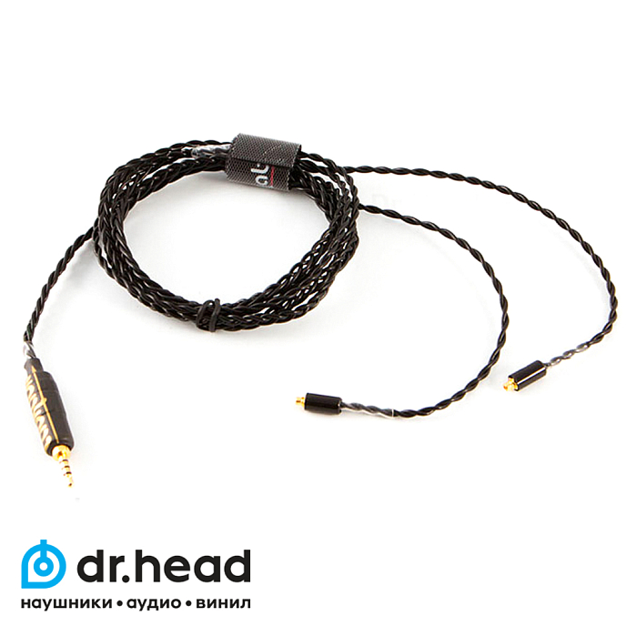 Кабель Labkable Silver Black MMCX - 2.5 balance Without earguide - рис.0