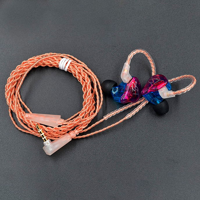 Наушники внутриканальные KZ ZST Purple with mic - рис.4