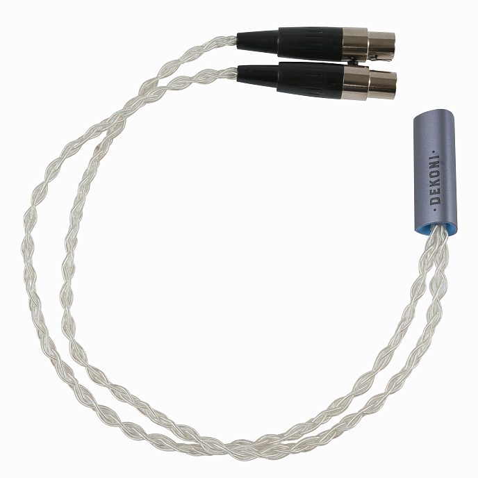 Кабель Dekoni Audio Postsplit XLR-mini Silver Braided - рис.0