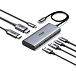 USB HUB Ugreen CM498 7-in-1 USB-C Grey Cosmos - рис.1