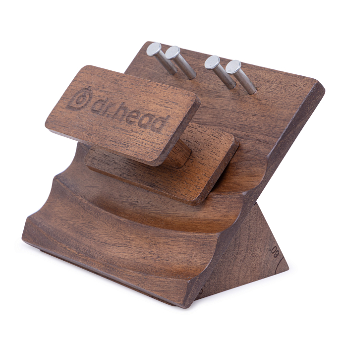Подставка под наушники Dr.Head Under Wood IEM Stand Fir Audio Walnut - рис.7