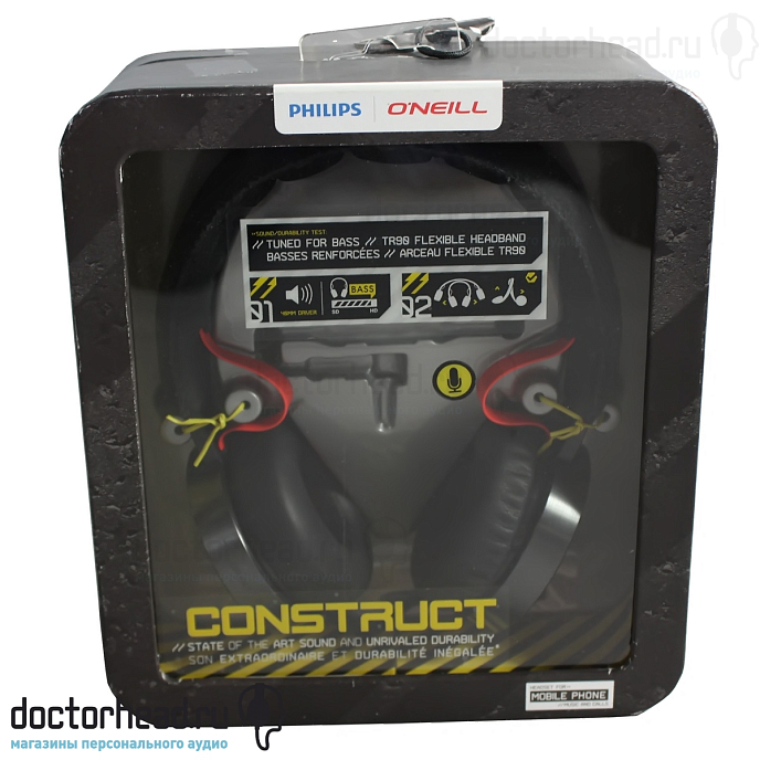 Наушники Philips O NEILL CONSTRUCT SHO7205BK/10 - рис.5