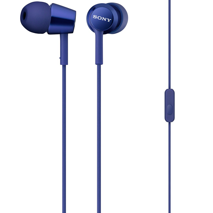 Наушники Sony MDR-EX150AP Blue - рис.1