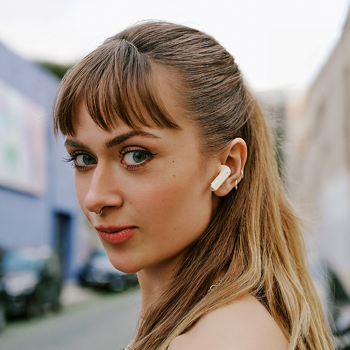 Беспроводные наушники Sennheiser Accentum Open cream открытые tws внутриканальные наушники_OpenBox - рис.7