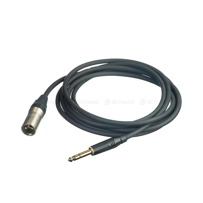 Кабель HeadMade Pro XLR-M - 6.3mm Black 5m - рис.0