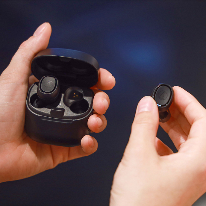 Беспроводные наушники Audio-Technica ATH-CK3TW Black - рис.6