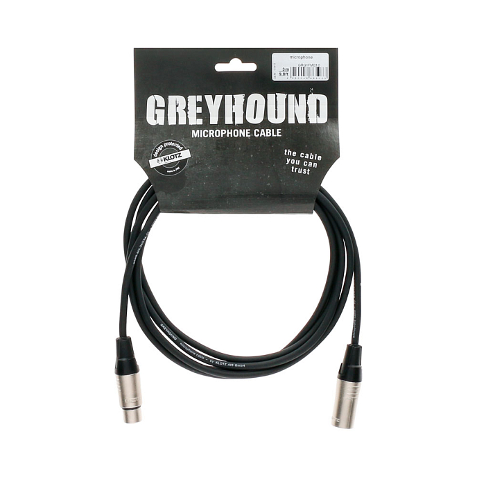Кабель KLOTZ GRG1FM00.5 Greyhound XLR 0.5m - рис.1