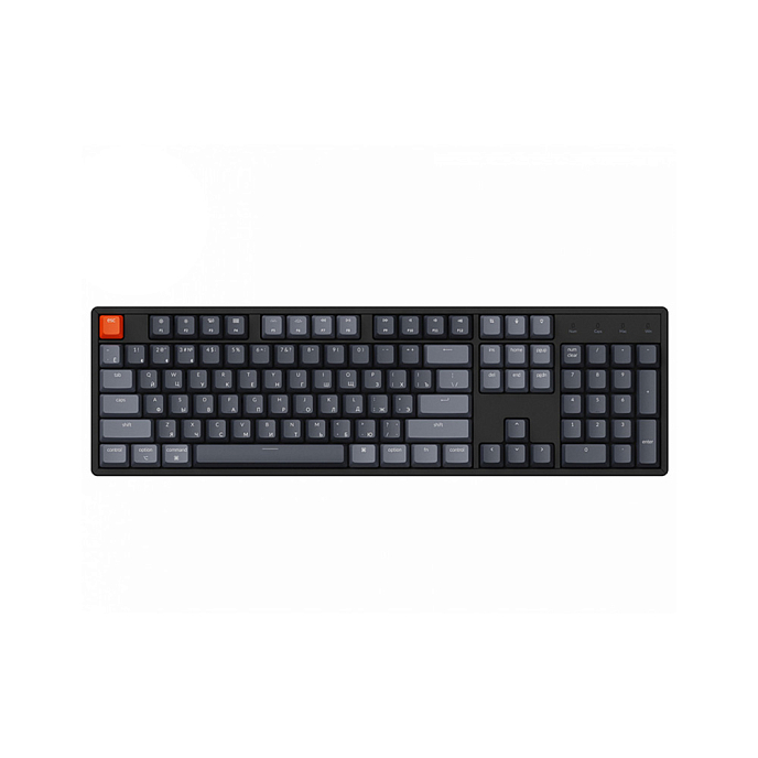Клавиатура Keychron K10-J2 Aluminum Frame Gateron G Pro Blue Switch RGB - рис.0