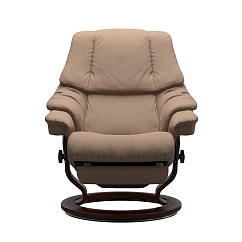 Кресло для прослушивания Stressless Reno M Classic Power Leg Back + Battery Pack Dinamica Beige Brown