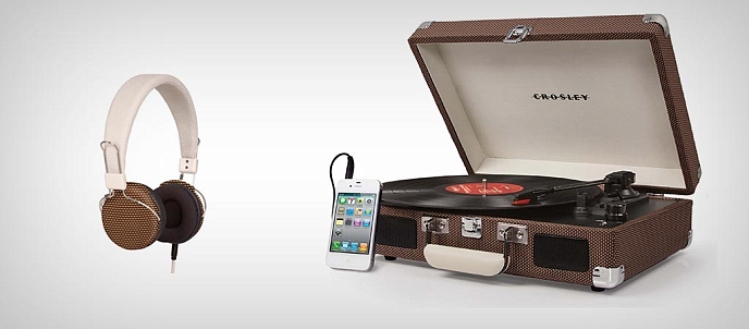 Проигрыватель винила Crosley Cruiser Deluxe Tweed - рис.3