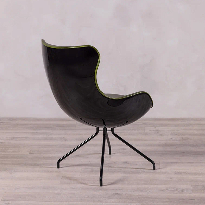 Кресло для прослушивания F2F Аэро Glossy Black Green - рис.5