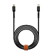Кабель Lyambda LCLm10 USB Type-C/Lightning Black - рис.1