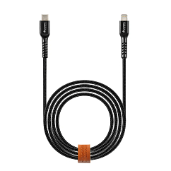 Кабель Lyambda LCLm10 USB Type-C/Lightning Black
