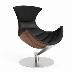 Кресло для прослушивания Bruunmunch Lobster Steel Base - Walnut/Black