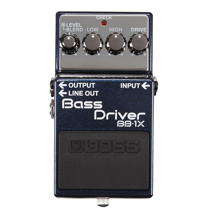 Процессор эффектов Boss BB-1X Bass Driver Blue Black - рис.0