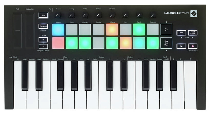 MIDI-клавиатура Novation LaunchKey Mini MK3 Black - рис.4