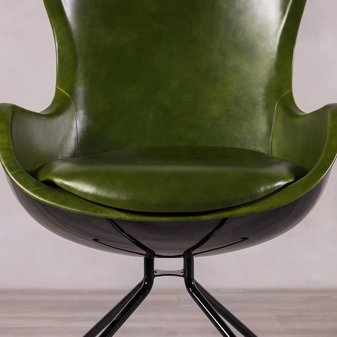 Кресло для прослушивания F2F Аэро Glossy Black Green - рис.8