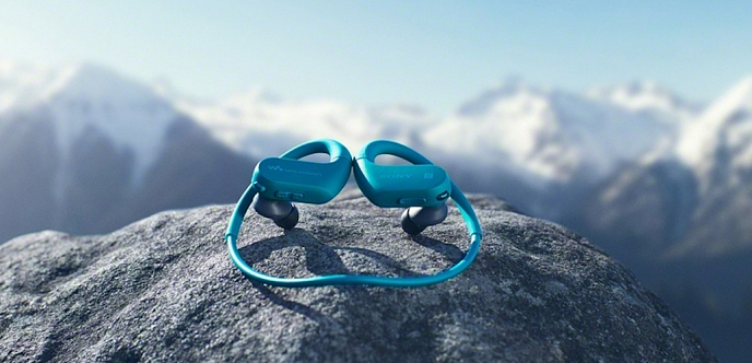 Наушники-плеер Sony NW-WS625 16gb white - рис.8