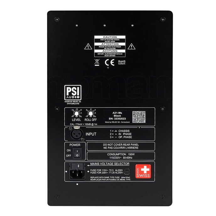 Студийный монитор PSI Audio A21-Ms White - рис.2