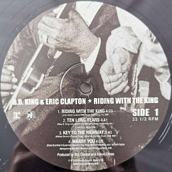 Виниловая пластинка B.B. King & Eric Clapton - Riding With The King (coloured) - 2LP