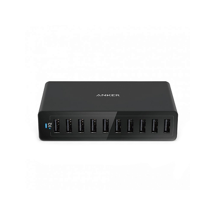 Сетевое зарядное устройство Anker PowerPort 10 Black - рис.0