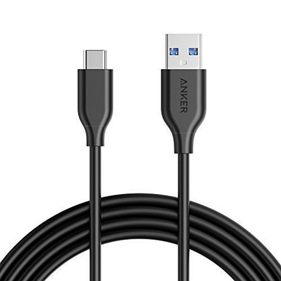 Кабель Anker Powerline USB-C to USB 3.0 1.8m Black - рис.0